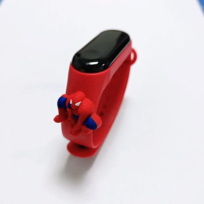Marvel Cartoon Watch – Digital LED Display, Waterproof, Perfect Gift for Kids & Young Superhero Fans