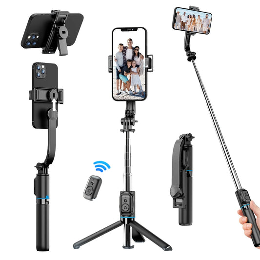 Extendable Selfie Stick & Tripod Stand – Bluetooth Remote for iPhone, Samsung Galaxy & Android Devices