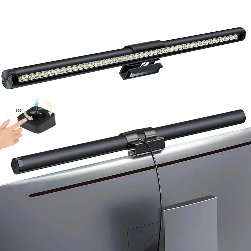 LumoBar™ RGB Monitor Light – 44cm Screen Hanging LED Lamp for Study, Gaming & Atmosphere Lighting