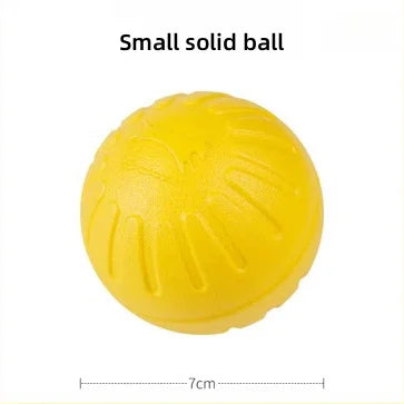 EVA Foam Dog Toy – Floating Ball & Rope Pull Ring for Teething & Training