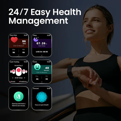 HAYLOU SmartLife™ Watch 4 – GPS Fitness Smartwatch with 1.93'' HD Screen & Phone Call Function
