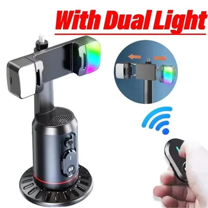 COOL DIER 2025 SmartFollow™ 360° Rotation Gimbal – Face Tracking Tripod & Selfie Stick for TikTok & Live Streaming