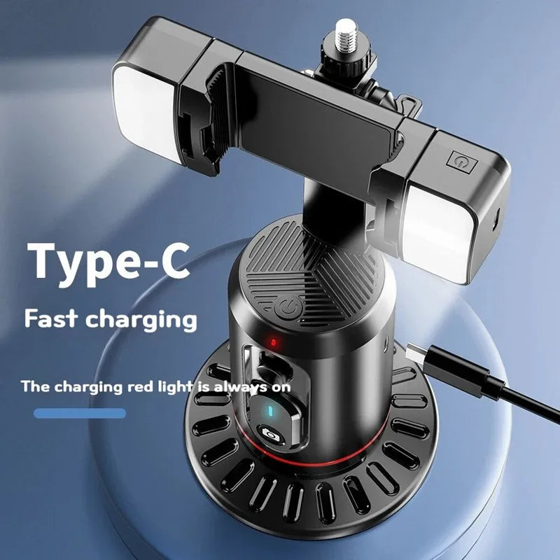 COOL DIER 2025 SmartFollow™ 360° Rotation Gimbal – Face Tracking Tripod & Selfie Stick for TikTok & Live Streaming