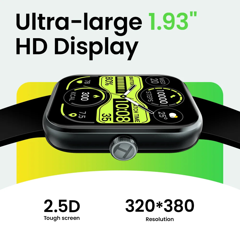 HAYLOU SmartLife™ Watch 4 – GPS Fitness Smartwatch with 1.93'' HD Screen & Phone Call Function