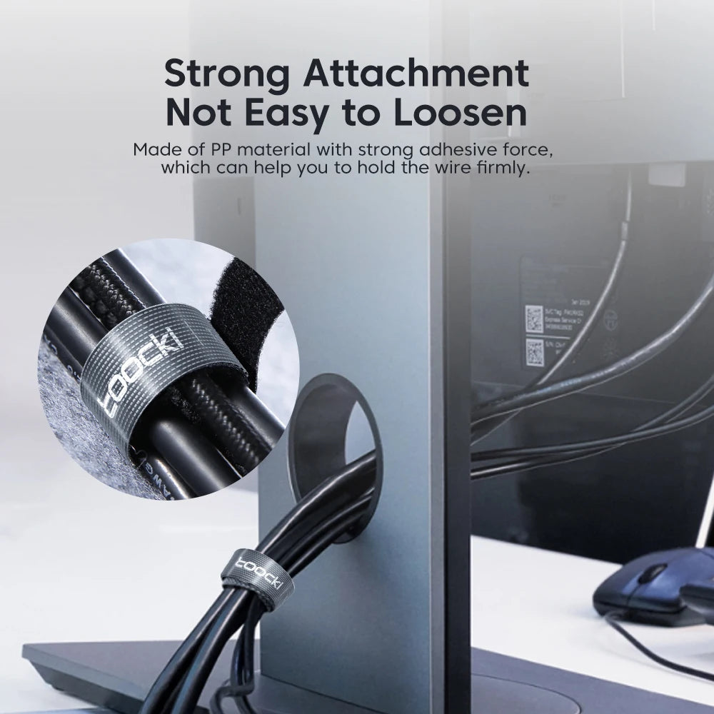 Universal Cable Organizer & Cord Ties – For USB Cables, Earphones, Mouse & Phone Accessories