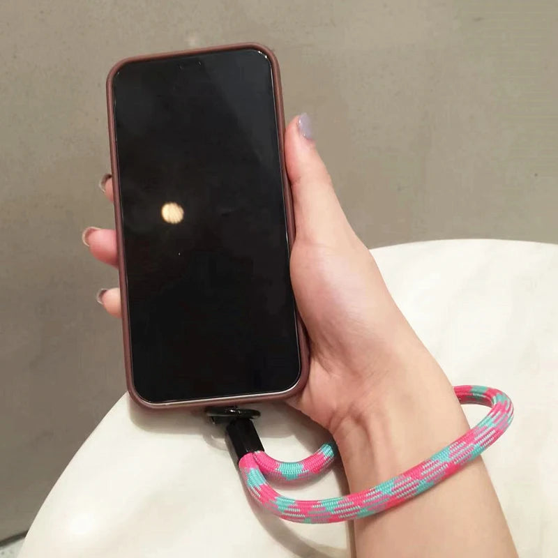 Universal Wrist Lanyard – Short Woven Strap for Phone, Keys & Accessories