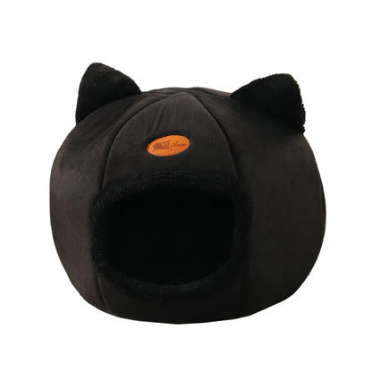 CozyCave™ Deep Sleep Pet Bed – Warm Indoor Basket & Tent for Cats & Small Dogs