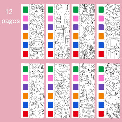 HappyBrush™ Children's Painting & Colouring Book – Watercolour Graffiti Art Toy for Creative Gifts