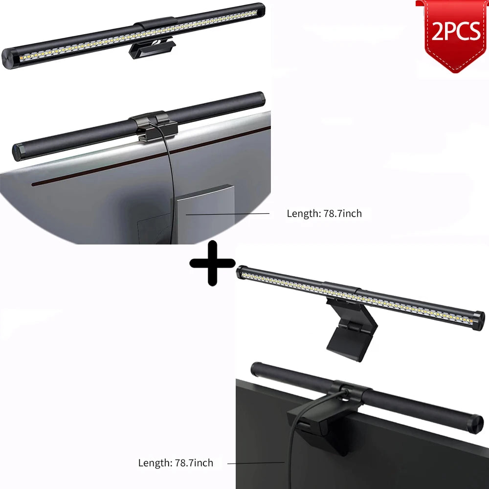 LumoBar™ RGB Monitor Light – 44cm Screen Hanging LED Lamp for Study, Gaming & Atmosphere Lighting