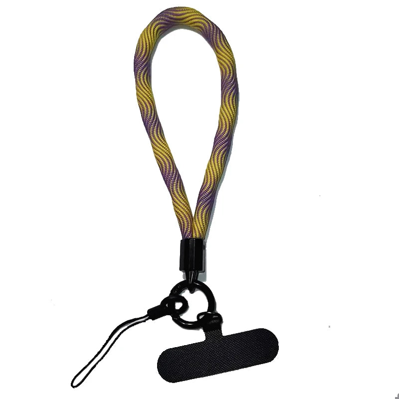 Universal Wrist Lanyard – Short Woven Strap for Phone, Keys & Accessories