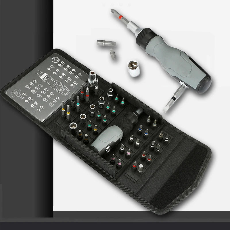 VersaDrive™ Multidirectional Ratchet Screwdriver Kit – Magnetic Hex Tools for Rapid Repairs