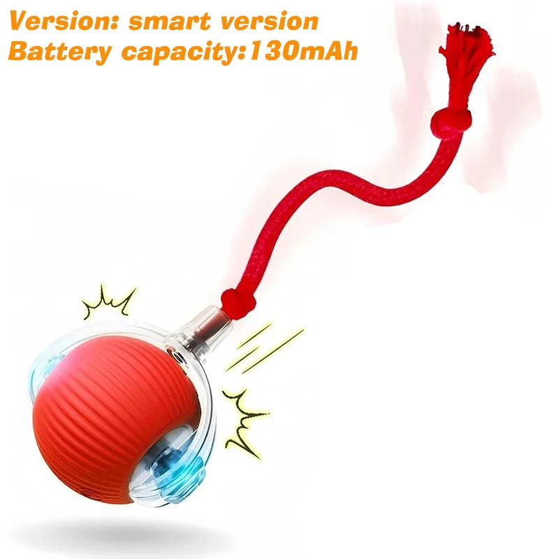 Automatic Rolling Dog Ball – Smart Rechargeable Puppy Toy for Interactive Play