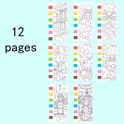 HappyBrush™ Children's Painting & Colouring Book – Watercolour Graffiti Art Toy for Creative Gifts
