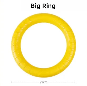 EVA Foam Dog Toy – Floating Ball & Rope Pull Ring for Teething & Training