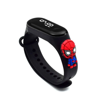 Marvel Cartoon Watch – Digital LED Display, Waterproof, Perfect Gift for Kids & Young Superhero Fans