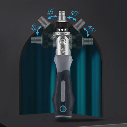 VersaDrive™ Multidirectional Ratchet Screwdriver Kit – Magnetic Hex Tools for Rapid Repairs