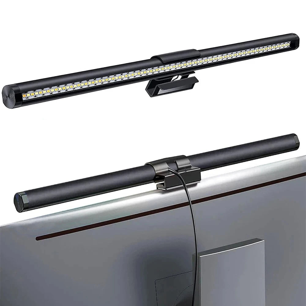 LumoBar™ RGB Monitor Light – 44cm Screen Hanging LED Lamp for Study, Gaming & Atmosphere Lighting