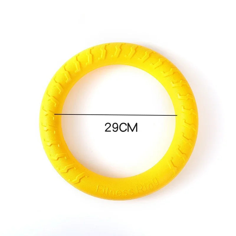 EVA Foam Dog Toy – Floating Ball & Rope Pull Ring for Teething & Training