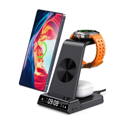 SwanScout ChargeMate™ C01 – 3-in-1 Wireless Charging Dock for Samsung Galaxy Phones, Watch 7