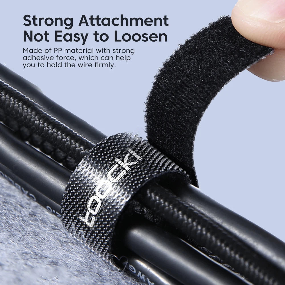 Universal Cable Organizer & Cord Ties – For USB Cables, Earphones, Mouse & Phone Accessories