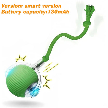 Automatic Rolling Dog Ball – Smart Rechargeable Puppy Toy for Interactive Play