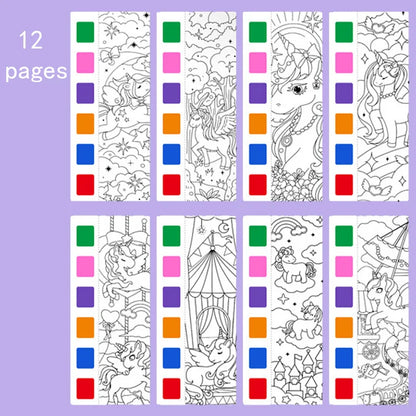 HappyBrush™ Children's Painting & Colouring Book – Watercolour Graffiti Art Toy for Creative Gifts