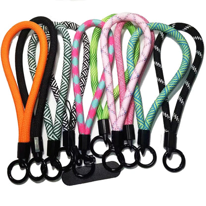 Universal Wrist Lanyard – Short Woven Strap for Phone, Keys & Accessories
