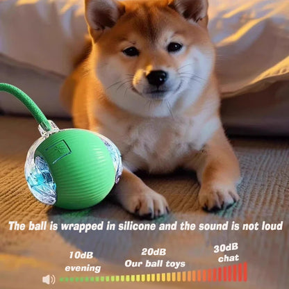 Automatic Rolling Dog Ball – Smart Rechargeable Puppy Toy for Interactive Play