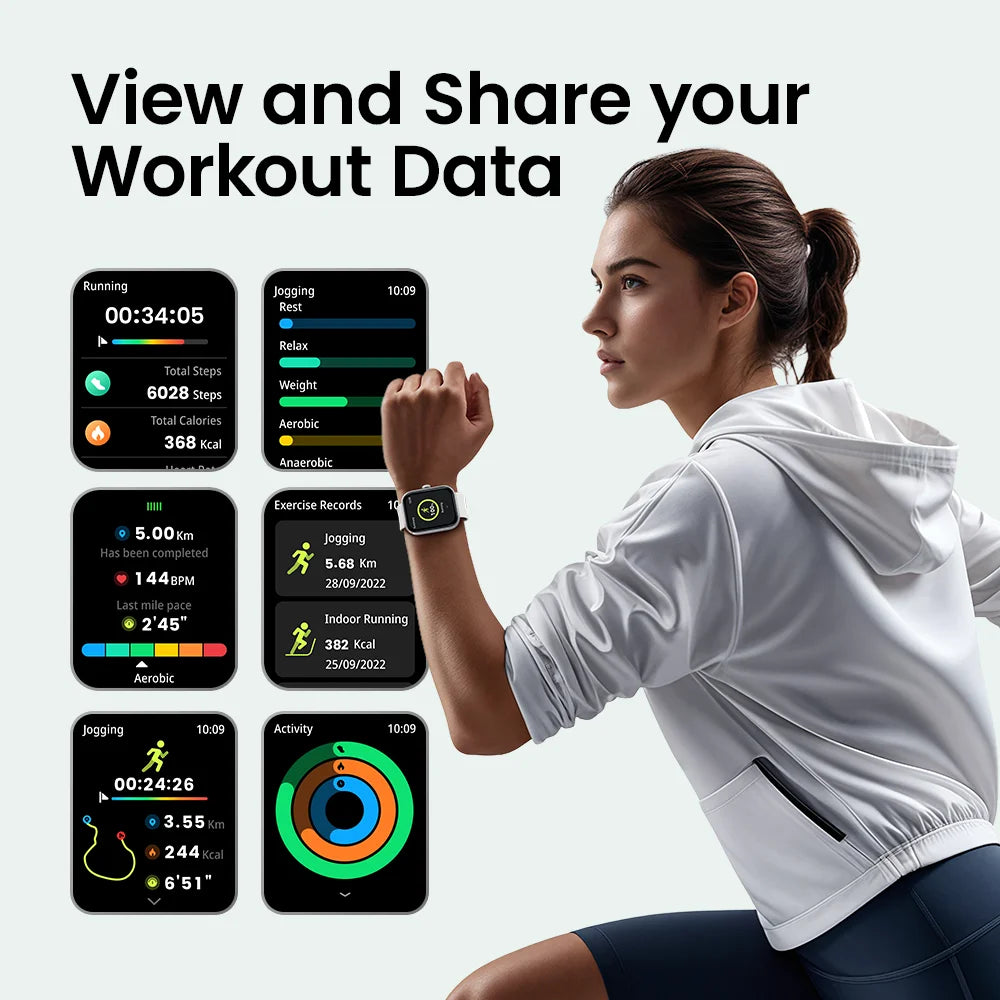 HAYLOU SmartLife™ Watch 4 – GPS Fitness Smartwatch with 1.93'' HD Screen & Phone Call Function