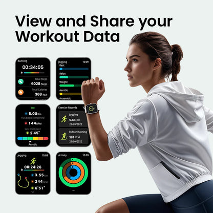 HAYLOU SmartLife™ Watch 4 – GPS Fitness Smartwatch with 1.93'' HD Screen & Phone Call Function