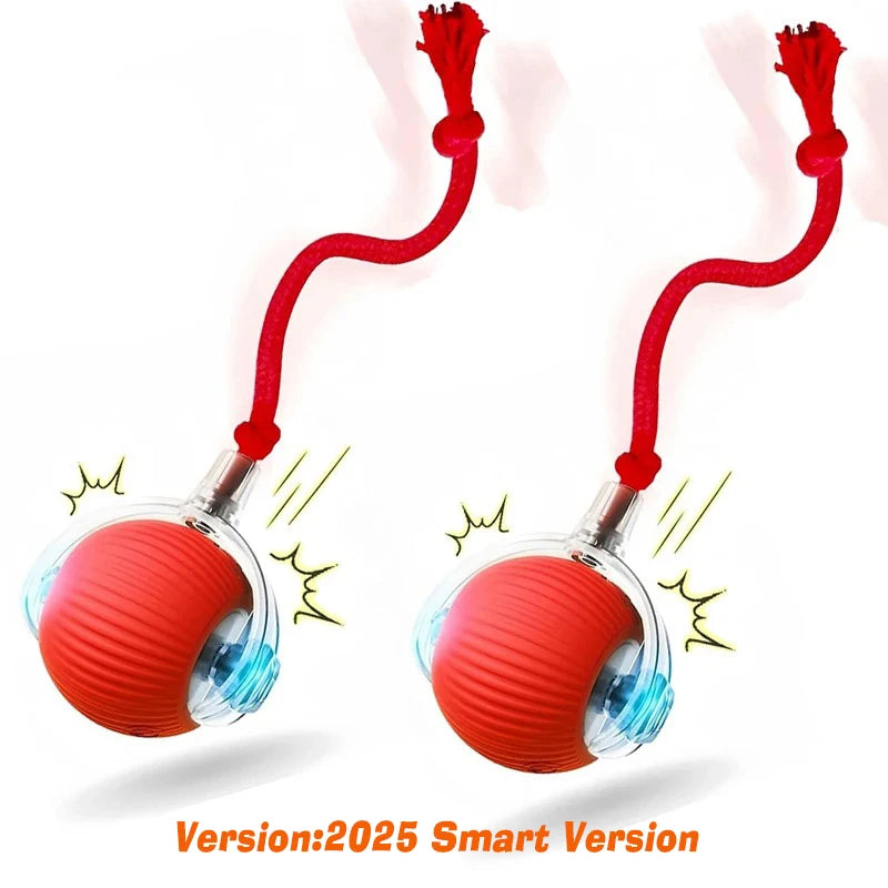 Automatic Rolling Dog Ball – Smart Rechargeable Puppy Toy for Interactive Play